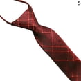thumbnail image 2 of Skymirror Business Tie Striped Zipper Men Plaid All Match Neck Tie for Wedding, 2 of 8