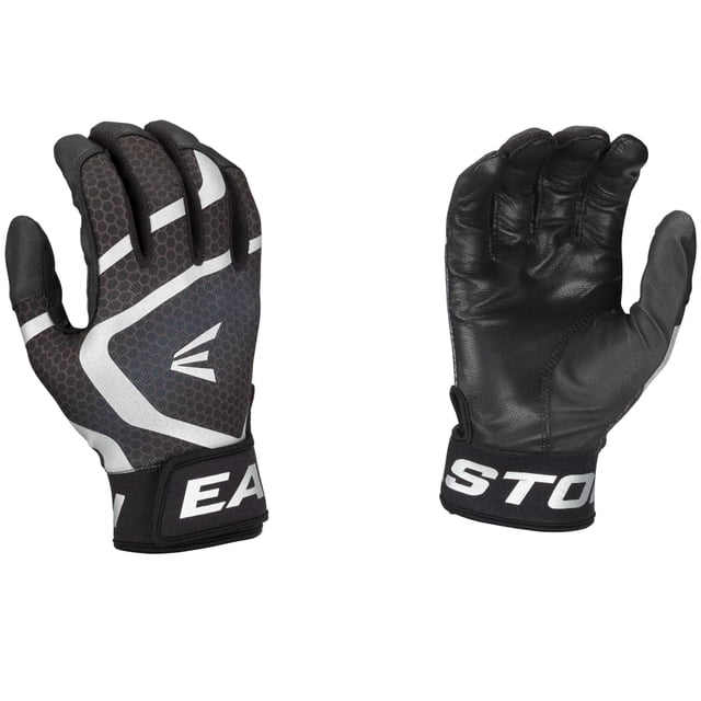 Guantes de bateo de béisbol Easton MAV GT negro/negro para adulto S