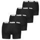 thumbnail image 2 of PUMA Calzoncillos Hombre, Lote de 4 - Basic Boxer ECOM, Algodón elástico, Uso diario Negro 2XL (XX-Large), 2 of 4