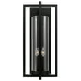 thumbnail image 4 of 3 Light Outdoor Wall Lantern In Minimalist Style-25 Inches Tall And 12 Inches Wide Capital Lighting 948231Bk, 4 of 7