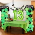 thumbnail image 2 of Video Game Birthday Decorations for Boys 13th Gaming Balloon Garland Kit Black and Green Game Controller Balloon for Gamer Themed Party Supplies, 2 of 6
