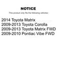 thumbnail image 2 of Transit Auto Rear Suspension Strut and Mount Kit for Car Toyota Corolla Matrix Pontiac Vibe - Left Right Side (Driver Passenger) KSH-100487, 2 of 2