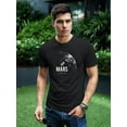 thumbnail image 2 of Mars Overview Graphic T-Shirt Men -Image by Shutterstock, Male Large, 2 of 4