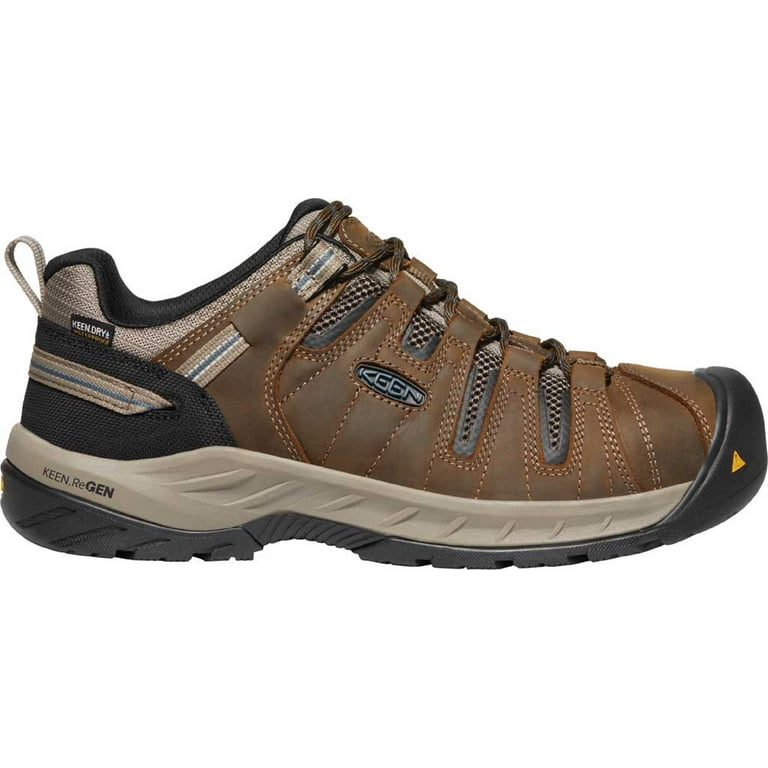 Men's KEEN Utility Flint II Waterproof Steel Toe Work Shoe Cascade