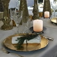 thumbnail image 3 of Candelabro de placa de hierro negro, base para velas de aromaterapia, bandeja para velas de disco, arreglo para bodas, 3 of 5