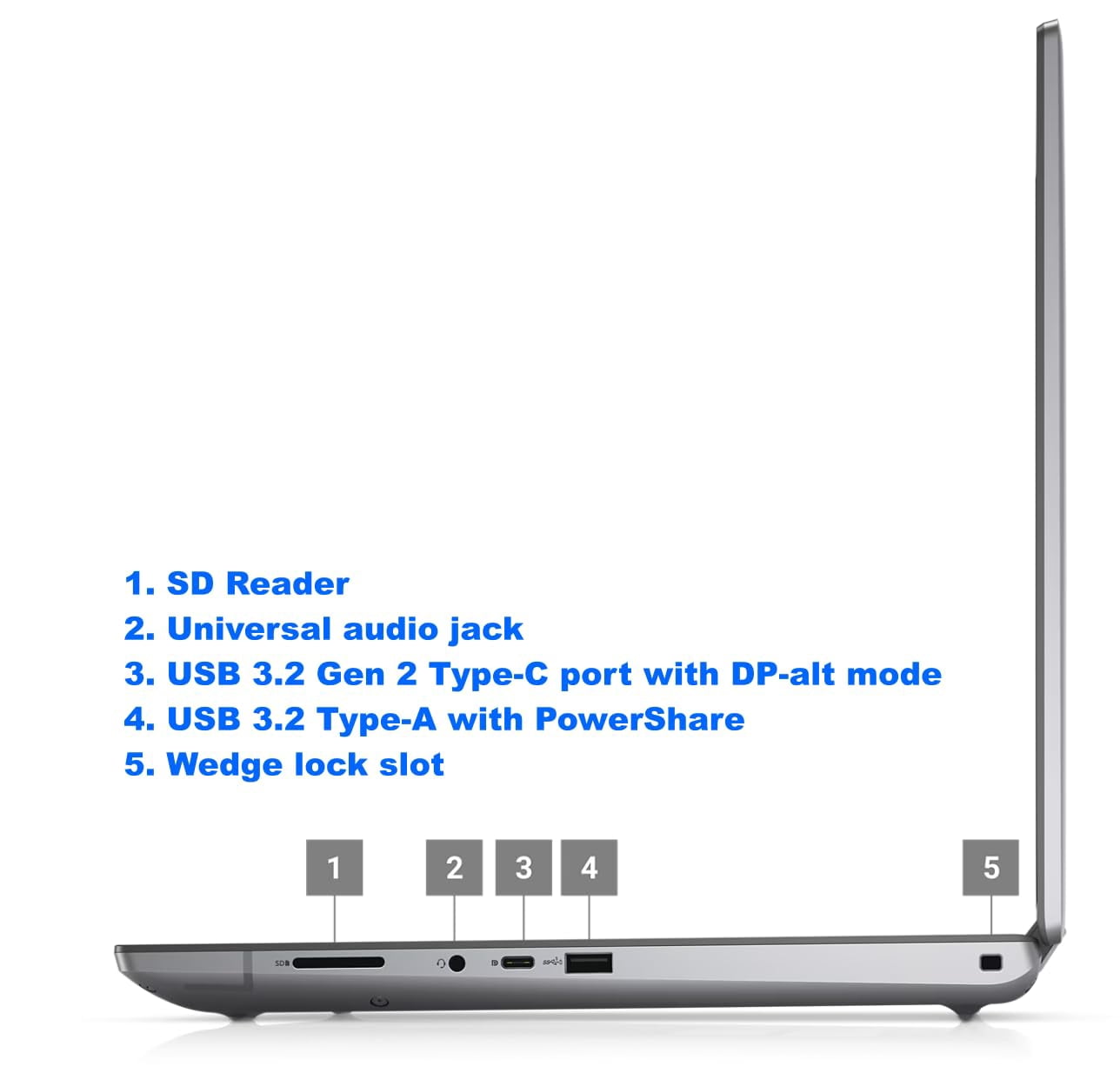 Dell Precision 7680 Mobile Workstation 16" FHD+ Laptop, Intel Core i7-13850HX, 64GB RAM, 2TB NVMe SSD, NVIDIA RTX 1000 6GB, HDMI, USB-C, Wi-Fi, BT - Windows 11 Pro - AI Copilot, Grey