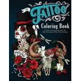 thumbnail image 1 of The Tattoo Coloring Book: An Adult Coloring Book With The Most Amazing and Sexy Tattoo Designs, 1 of 1