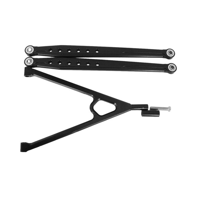 Xingzhi Aluminium Alloy Trigon Support Bar Rear Support Bar For AXIAL SCX10 Easy To Install Support Bar For AXIAL SCX10 Durable black 1Set
