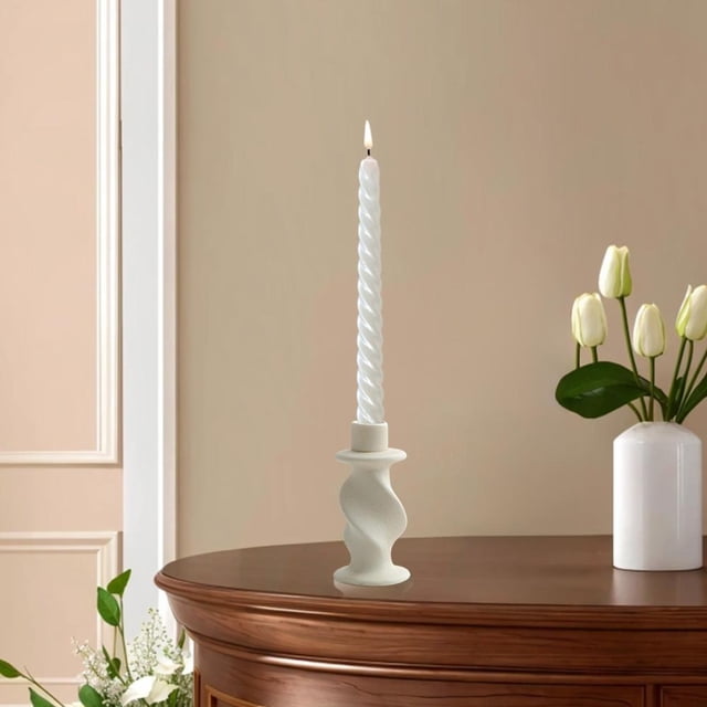 Feltree Ceramic Candlestick Candlelight Dinner Props Romantic Ceramic Candlestick Home Table Tabletop Decoration
