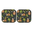 thumbnail image 7 of Fotbe Funny Sloths In The Forest 2-Piece Car Windshield Sun Shade | Sun Blocker for Car Windshield | Foldable Automotive Interior Accessories for Sun Protection-Medium, 7 of 7
