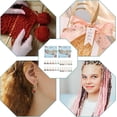 thumbnail image 6 of 24 Pcs Handbag Bowknot Stitch Markers Enamel Alloy Crochet Stitch Marker Charms Removable Leverback Clasps Locking Stitch Marker for Knitting Weaving Sewing Jewelry Making for DIY, 6 of 6