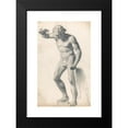 thumbnail image 2 of Richard Parkes Bonington 11x14 Black Modern Framed Museum Art Print Titled - A Faun with Pipes, 2 of 5
