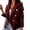 Wine, variant on Vedolay Womens Fashion Print Slim Fit Trendy Coats Ladies Work Fashion Jackets Coffee,2XL