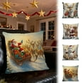 thumbnail image 2 of Under $5 Christmas Throw Pillow Covers 18x18" Xmas Decorations Christmas Pillow Set Cushion Set, 2 of 7