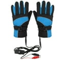 thumbnail image 2 of 12V Electric Heated Gloves with Touch Screen, Waterproof Snowproof Windproof for Winter Outdoor Motorcycle Motorbike Riding for Men and Women, Blue, 2 of 10