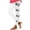 White, variant on CLOISE Yoga Leggings Plus Size for Women Full Length Tights Stretchy Skinny Pants Print Seamless High Waist Workout Bottoms