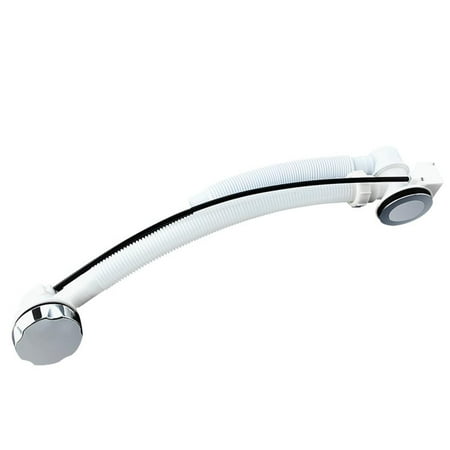 

Bathtub Concealed Bath Overflow Waste Pop-Up Plug Plastic Chrome Handle Up Plug Concealed Plastic Strainer