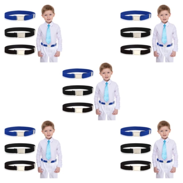 maskred 3pcs PU Adjustable Children S Belt Convenient And Versatile For Kids Of All Ages Gifts For Children 5Set
