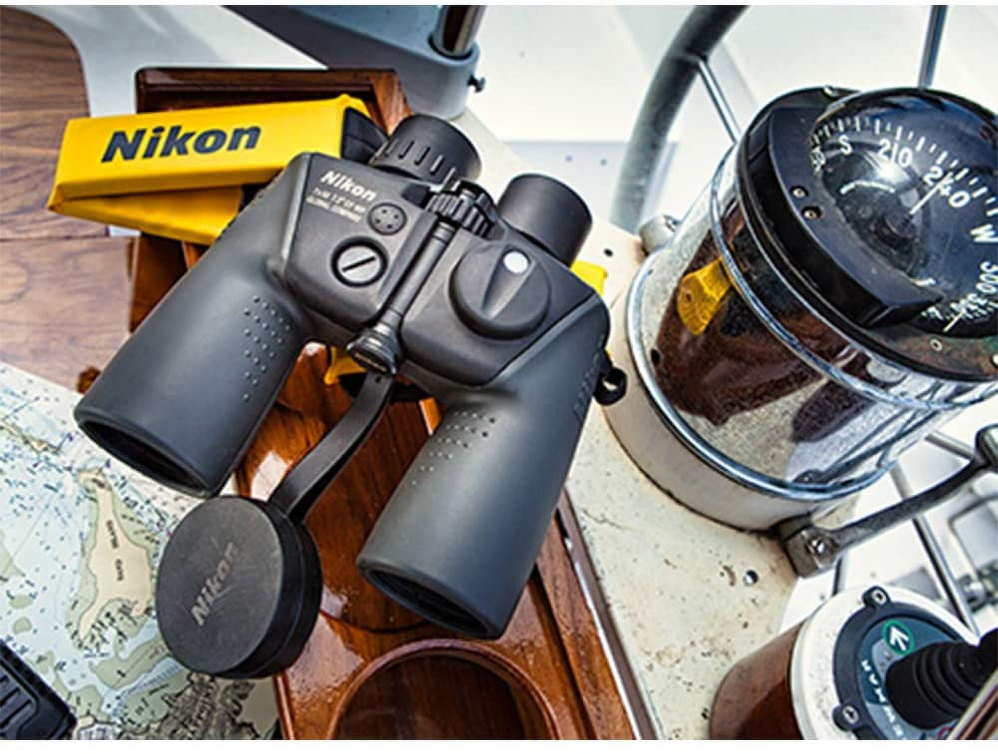 Nikon 16026 7x50 CF WP OceanPro Binoculars Golden Compass