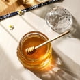 thumbnail image 6 of 1500 C Tabletop Bee-hive Glass Honey Jars with Dipper and Lid 10 oz. Crystal Clear Heavy Glass Honey Pot Honey Containers Holder for Jam Jelly Syrup Home& Kitchen, 6 of 6