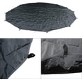 thumbnail image 3 of UNISTRENGH Outdoor 4M Ultralight PE Rount Anti-Dirty Mat for Bell Tent Glamping Yurt Black Footprint, 3 of 9
