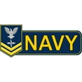 thumbnail image 1 of 6 Inch U.S. Navy 2nd Class Aviation Machinist's Mate ( AD ) Gold Bumper Sticker, 1 of 1