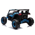 thumbnail image 2 of 12V Ride on Car with Remote Control, Battery Powered Ride on UTV Vehicle with Music Player LED Lights, 2 of 8
