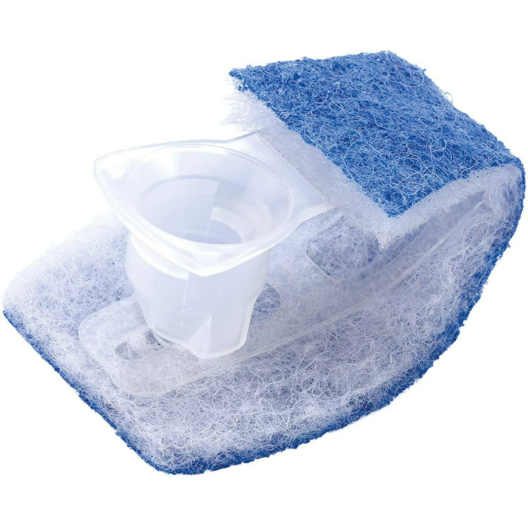 Scotch-Brite Disposable Toilet Scrubber Refills with Built-in Cleaner, Scrubs Under The Rim, Removes Rust & Hard Water Stains, 10 Refills
