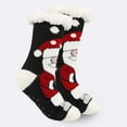 thumbnail image 2 of EnJoCho Clearance Adult Christmas Holiday Socks Colorful Indoors Striped Slipper Socks Knit Thick Warm Christmas Socks Adult Xmas Winter Themed Charming Socks Heated Socks Bulk Red Green Cute&Fun, 2 of 3
