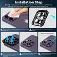 thumbnail image 4 of Smasener Camera Lens Protector Compatible with iPhone 14 Pro 6.1" / 14 Pro Max 6.7" Tempered Glass,[Case Friendly][New Version][Scratch-Resistant][Easy Installation], 4 of 5