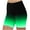 Green, variant on Women's Stretch Sport Shorts Summer Comfy High Waiste Beach Short Gradient Bottoms Swimsuits