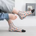 thumbnail image 2 of Pofeuu Cartoon Poodle Dog Print 30cm Socks, Adult Running Hiking Socks for Youth and Adult, 2 of 7