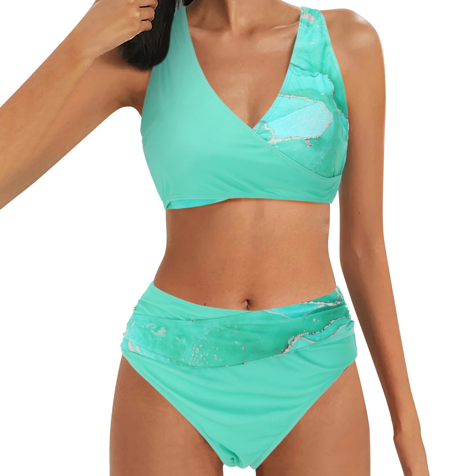 ZHAGHMIN Bikinis Women 2023 New Swimsuit Push Up Swimwear Printing