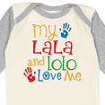 thumbnail image 4 of Inktastic Lala Lolo Loves Me Grandchild Boys or Girls Long Sleeve Baby Bodysuit, 4 of 5
