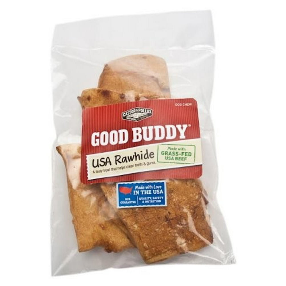 Castor & Pollux Good Buddy USA Rawhide Chips Dry Dog Treat, 4 oz