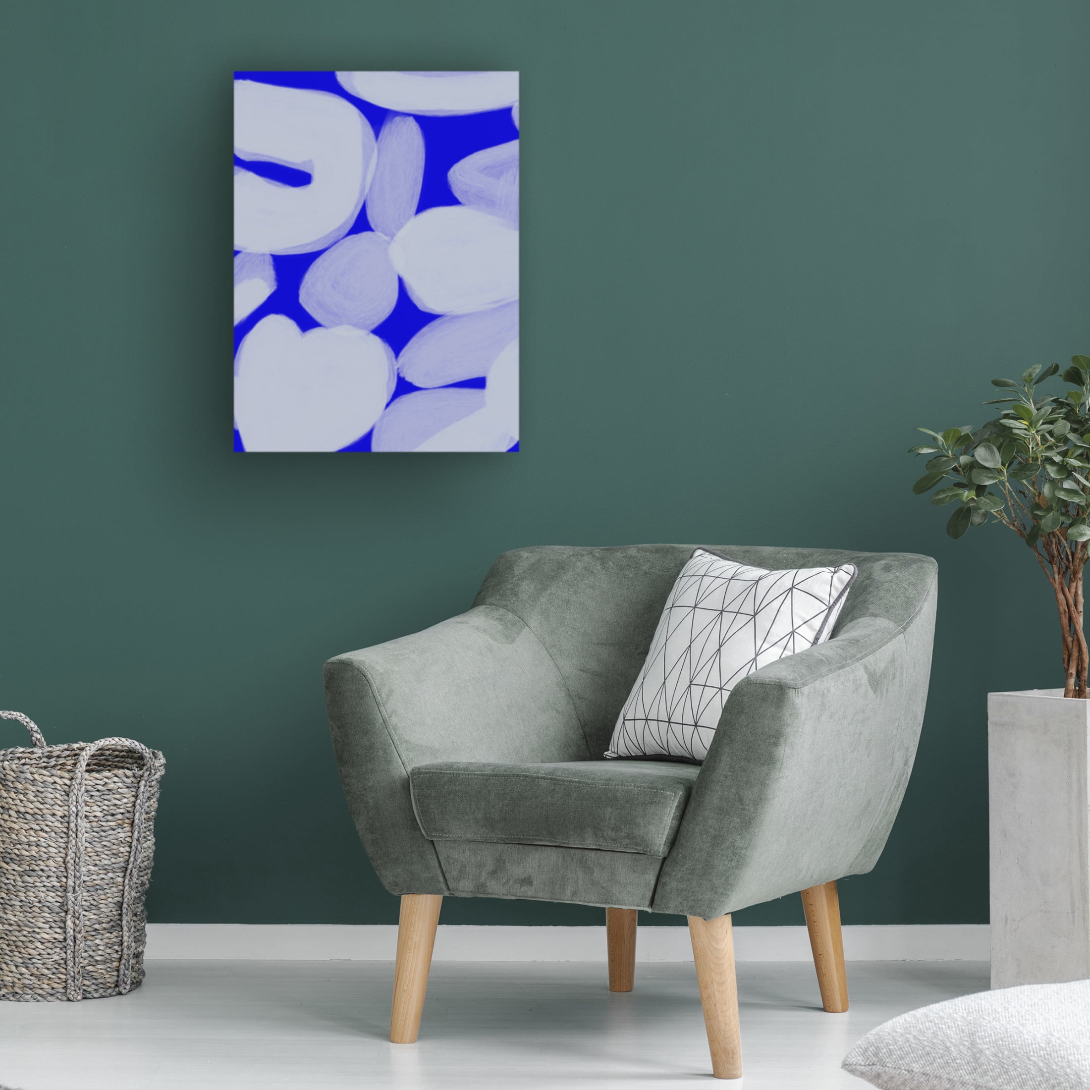 Trademark Fine Art Yopie Studio  Cobalt V Canvas Wall Art