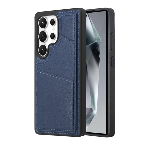 Case For Samsung Galaxy S25 Ultra/S25 Plus/S25, Magnetic Wallet Kickstand Leather Shell RFID Blocking Anti Slip Cover