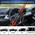 thumbnail image 7 of BiJun Vehicle Steering Wheel Lock, Car Anti-Theft Security Lock with Adjustable Length, Fit for Cars, Trucks, Vans, and SUVs (Red), 7 of 7