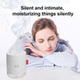 thumbnail image 4 of 500ml Portable Humidifier, Mini Cool Mist Humidifier with Night Light, Humidifier Auto Shut-Off, Ultra-Quiet, 2 Spray Modes, Suitable for Home Baby Bedroom Office Travel, 4 of 9