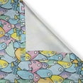 thumbnail image 6 of Ambesonne Fishes Valance & Curtain, Maritime Themed Fauna, 55"x36", Multicolor, 6 of 6