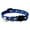 Royal Blue, variant on Adjustable Red Cat Collar with Moon and Star Design, Safety Breakaway Buckle and Bell, Reflective for Night Visibility