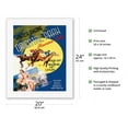 thumbnail image 2 of Havana Cuba - Winter Horse Racing Oriental Park - Vintage Travel Poster c.1937 - Fine Art Rolled Canvas Print 16in x 20in, 2 of 4