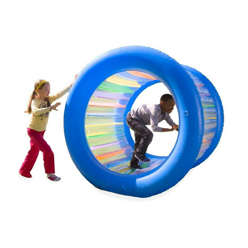 giant inflatable rolling wheel