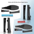 thumbnail image 2 of PS5 Slim Horizontal Stand, Console Base Stand Compatible Playstation 5 Disc & Digital Editions Black, 2 of 4