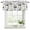 White, variant on 2 Pack Valances for Window, Cartoon Tractor Short Curtains for Kitchen Bedroom Living Room, Cute Digger Shovel Truck Car Khaki Rod Pocket Small Window Treatment Valance Drapes 42 x 12 Inch