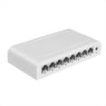 thumbnail image 1 of 8 Port Gigabit Data Switch,Network Hub,Desktop Ethernet Splitter,Plug & Play Shielded Ports Fanless Quiet Mini Portable,1 x Gigabit Data Switch( 8 Port ),White, 1 of 5
