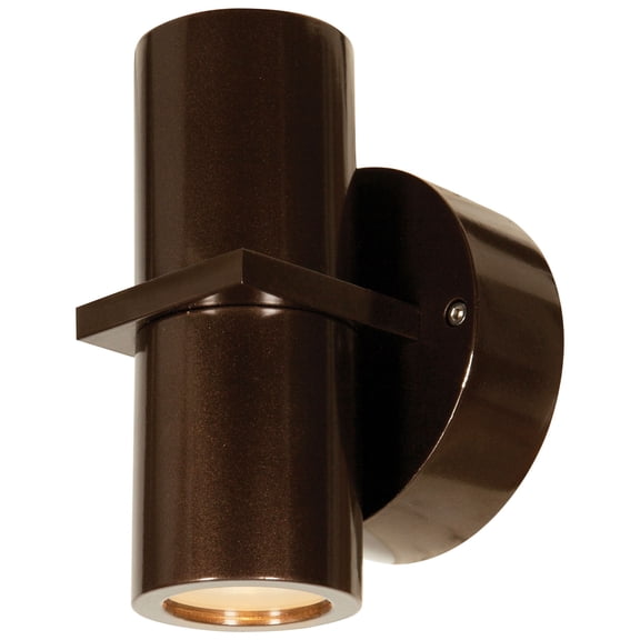 20352MG-BRZ/CLR-Access Lighting-KO - 2 Light Marine Grade Wet Location Spotlight-6.5 Inches Tall and 4 Inches Wide-Bronze Finish