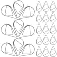thumbnail image 5 of KAKOWELY 100Pcs File Document Paper Clips Drop Shaped Paper Clips Lovely Small Paper Clips Office Paper Clips,0.98"X0.63"X0.04", 5 of 5