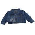 thumbnail image 3 of Kid Denim Coat Autumn Long Sleeve Button Down Jacket, 3 of 5