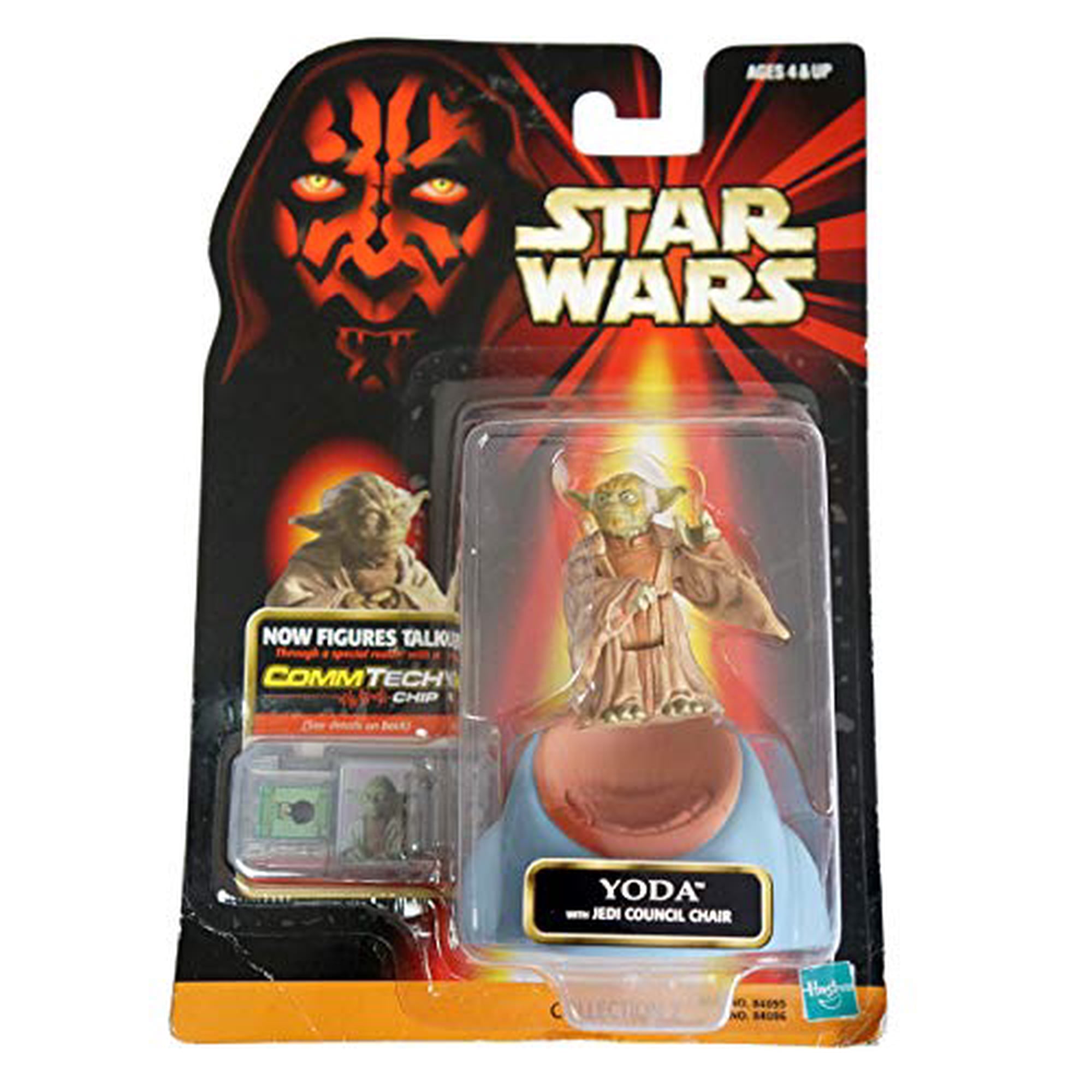 Star Wars Episode I Yoda Action Figure With Jedi Council Chair - 3.75 Inch Collectible